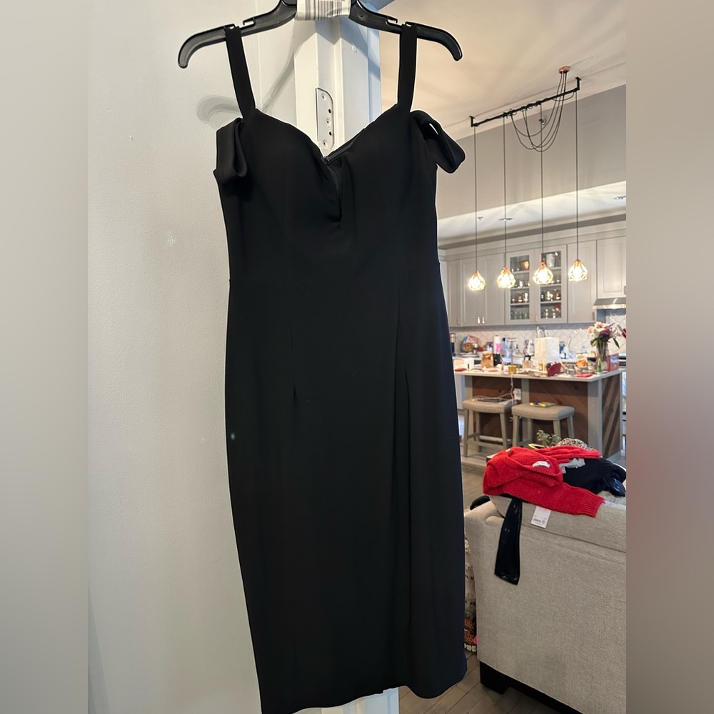 Aqua off the shoulder dress